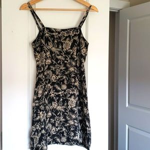 Genuine Silk Floral Mini Dress